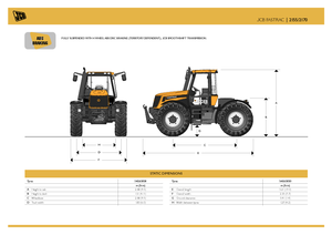 Трактори 4WD (задвиждане на четирите колела) JCB Fastrac 2170