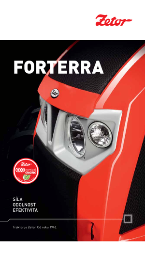 Трактори 4WD (задвиждане на четирите колела) Zetor Forterra 125