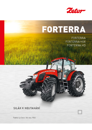Трактори 4WD (задвиждане на четирите колела) Zetor Forterra 140 HD