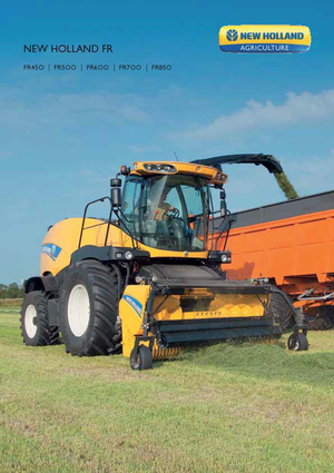 Комбайн за фураж 4-WD (задвиждане на четирите колела) New Holland FR 850