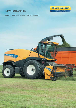 Комбайн за фураж 4-WD (задвиждане на четирите колела) New Holland FR 850