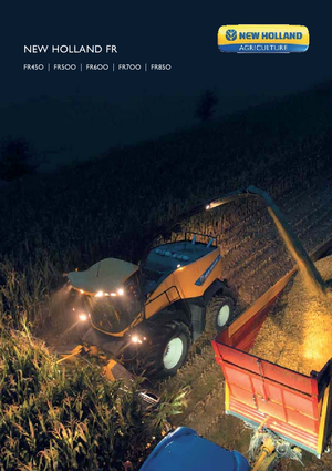 Комбайн за фураж 4-WD (задвиждане на четирите колела) New Holland FR 850