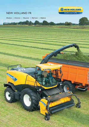 Комбайн за фураж 4-WD (задвиждане на четирите колела) New Holland FR 850