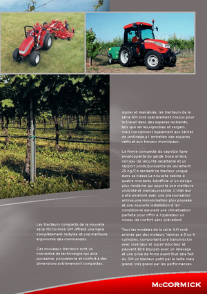 Трактори 4WD (задвиждане на четирите колела) McCormick GM 45