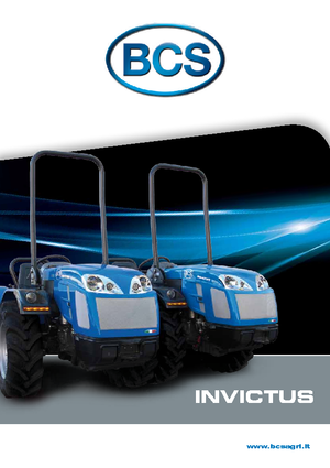 Трактори 4WD (задвиждане на четирите колела) BCS Invictus K400 RS