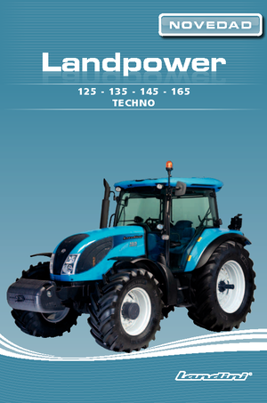 Трактори 4WD (задвиждане на четирите колела) Landini Landpower 145 Techno