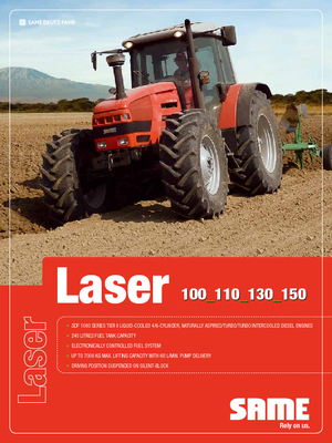 Трактори 4WD (задвиждане на четирите колела) SAME Laser 110 DT A