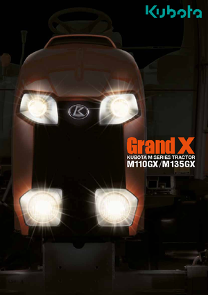 Трактори 4WD (задвиждане на четирите колела) Kubota M 110 GX