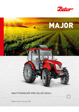 Трактори 4WD (задвиждане на четирите колела) Zetor Major 80