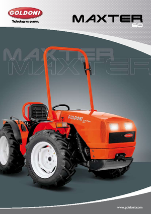 Трактори 4WD (задвиждане на четирите колела) Goldoni Maxter 60 RS