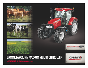 Трактори 4WD (задвиждане на четирите колела) Case IH Maxxum 115 Basis EHR