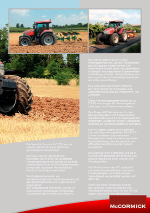 Трактори 4WD (задвиждане на четирите колела) McCormick MC 110