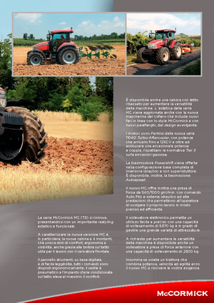 Трактори 4WD (задвиждане на четирите колела) McCormick MC 130