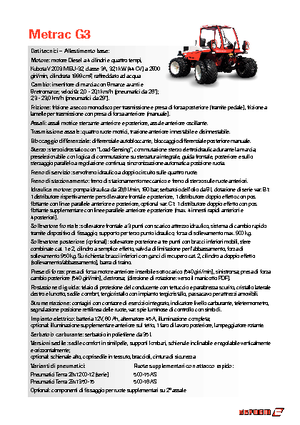 Трактори 4WD (задвиждане на четирите колела) Reform Werke Metrac G 3