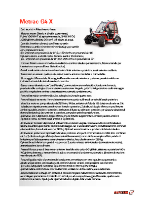 Трактори 4WD (задвиждане на четирите колела) Reform Werke Metrac G 4 X