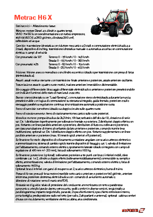 Трактори 4WD (задвиждане на четирите колела) Reform Werke Metrac H 6 X