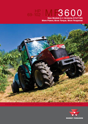 Трактори 4WD (задвиждане на четирите колела) Massey Ferguson MF 3660 S