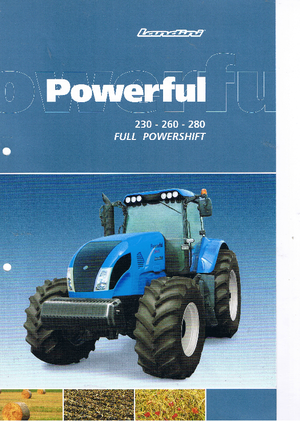 Трактори 4WD (задвиждане на четирите колела) Landini Powerful 230
