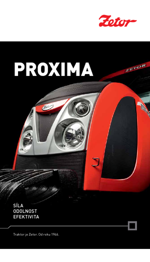 Трактори 4WD (задвиждане на четирите колела) Zetor Proxima 70 EKO