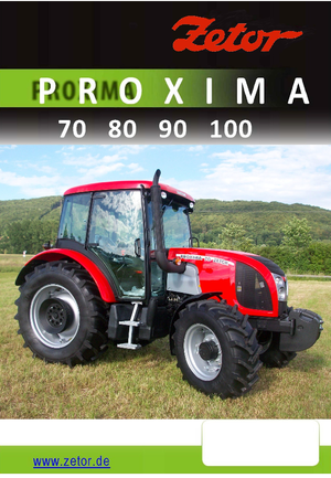 Трактори 4WD (задвиждане на четирите колела) Zetor Proxima 70 EKO