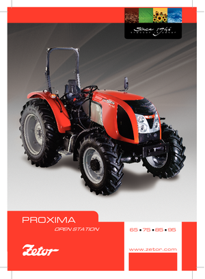 Трактори 4WD (задвиждане на четирите колела) Zetor Proxima Cabrio 65 EKO