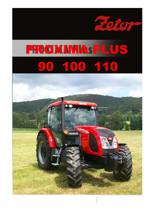 Трактори 4WD (задвиждане на четирите колела) Zetor Proxima Plus 90