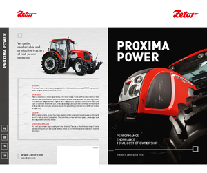 Трактори 4WD (задвиждане на четирите колела) Zetor Proxima Power 100