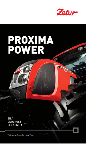 Трактори 4WD (задвиждане на четирите колела) Zetor Proxima Power 100