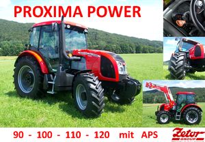 Трактори 4WD (задвиждане на четирите колела) Zetor Proxima Power 100