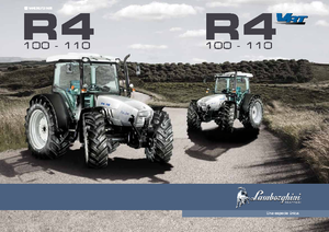 Трактори 4WD (задвиждане на четирите колела) Lamborghini R 4.100 VRT