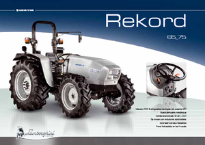 Трактори 4WD (задвиждане на четирите колела) Lamborghini Rekord 65