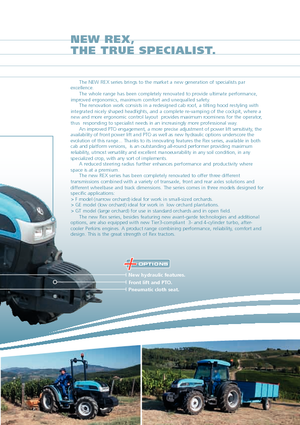 Трактори 4WD (задвиждане на четирите колела) Landini Rex 80 GE