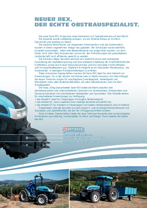 Трактори 4WD (задвиждане на четирите колела) Landini Rex 90 F