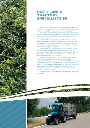 Трактори 4WD (задвиждане на четирите колела) Landini Rex 90S