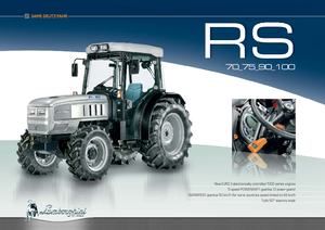 Трактори 4WD (задвиждане на четирите колела) Lamborghini RS 75 schmal