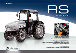 Трактори 4WD (задвиждане на четирите колела) Lamborghini RS 100 DT