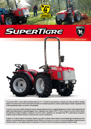 Трактори 4WD (задвиждане на четирите колела) Carraro Supertigre 5500