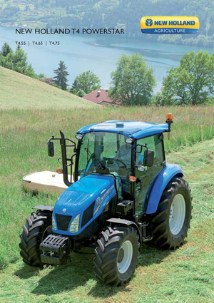 Трактори 4WD (задвиждане на четирите колела) New Holland T 4.55 Powerstar (100)