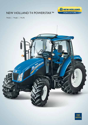 Трактори 4WD (задвиждане на четирите колела) New Holland T 4.55 Powerstar (100)