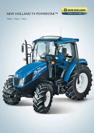 Трактори 4WD (задвиждане на четирите колела) New Holland T 4.55 Powerstar (100)