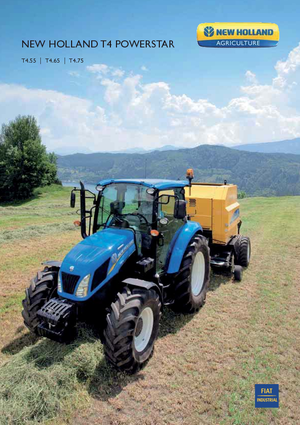 Трактори 4WD (задвиждане на четирите колела) New Holland T 4.55 Powerstar (100)