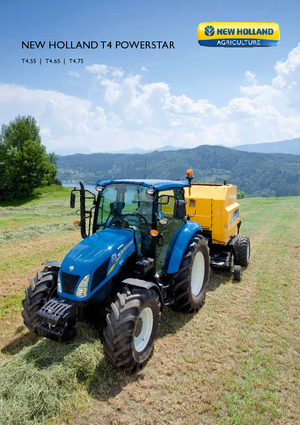 Трактори 4WD (задвиждане на четирите колела) New Holland T 4.55 Powerstar (100)