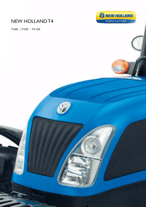 Трактори 4WD (задвиждане на четирите колела) New Holland T 4.105 (100)