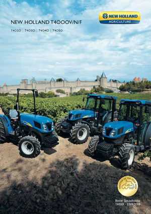 Трактори 4WD (задвиждане на четирите колела) New Holland T 4040 F (101)