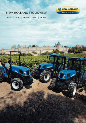 Трактори 4WD (задвиждане на четирите колела) New Holland T 4040 F (101)