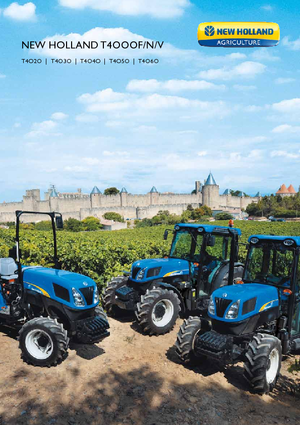 Трактори 4WD (задвиждане на четирите колела) New Holland T 4040 F (101)