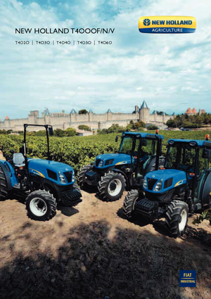 Трактори 4WD (задвиждане на четирите колела) New Holland T 4040 F (101)