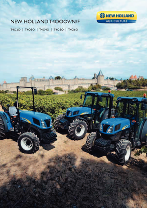 Трактори 4WD (задвиждане на четирите колела) New Holland T 4060 F (700)
