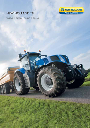 Трактори 4WD (задвиждане на четирите колела) New Holland T 8.300 (100)