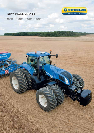 Трактори 4WD (задвиждане на четирите колела) New Holland T 8.300 (100)